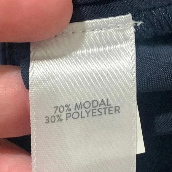 Women’s J.Jill Wide leg Cropped Blue Pants Size Small EUC - Picture 7 of 7